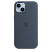 iPhone 14 Silicone Case sa MagSafe-om - Storm Blue - iSTYLE RS