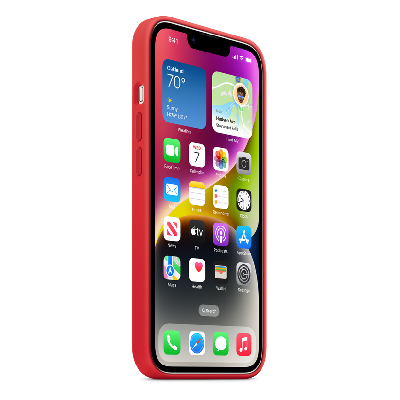 iPhone 14 Silicone Case sa MagSafe-om - (PRODUCT)RED - iSTYLE RS