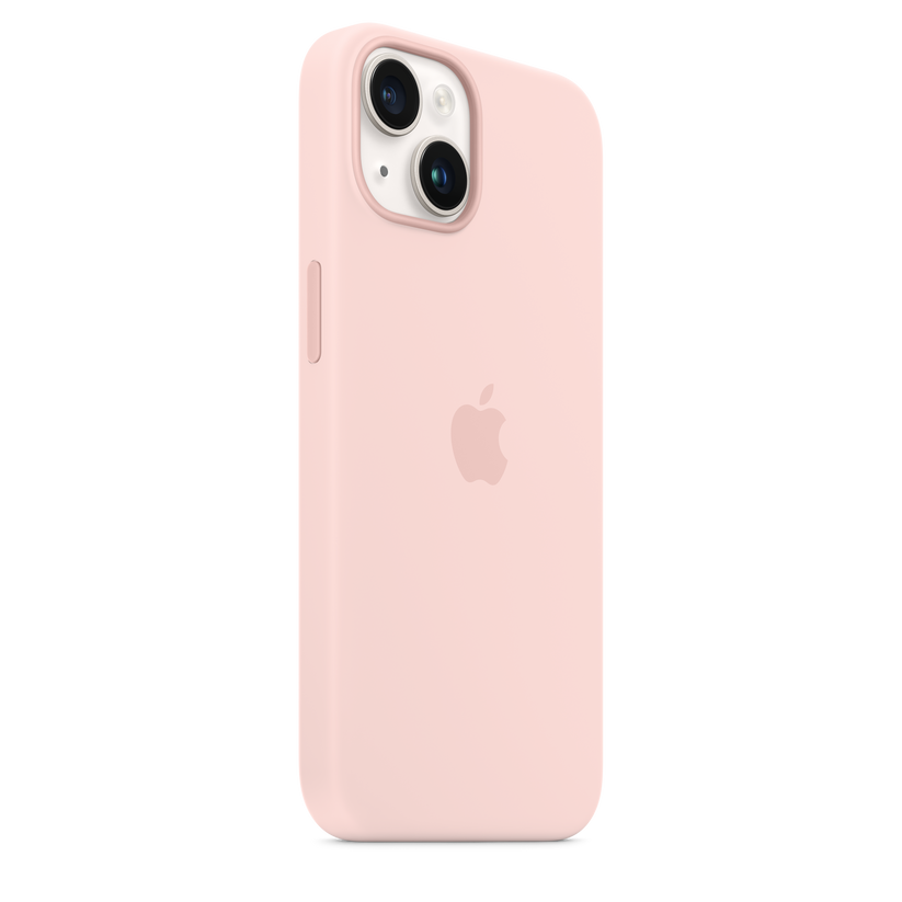 iPhone 14 Silicone Case sa MagSafe-om - Chalk Pink - iSTYLE RS