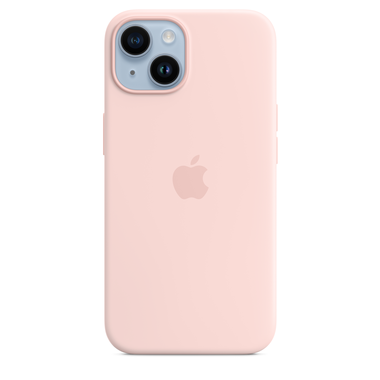 iPhone 14 Silicone Case sa MagSafe-om - Chalk Pink - iSTYLE RS