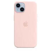 iPhone 14 Silicone Case sa MagSafe-om - Chalk Pink - iSTYLE RS