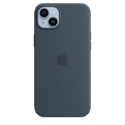iPhone 14 Plus Silicone Case sa MagSafe-om - Storm Blue - iSTYLE RS