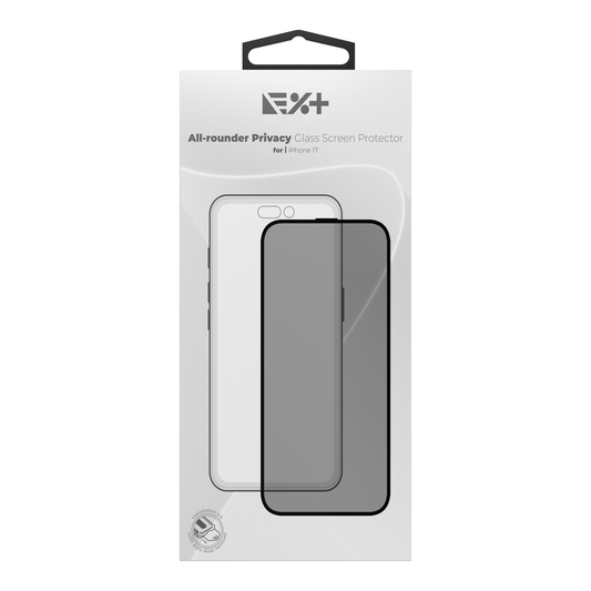 NOA All-rounder Privacy Glass Screen Protector for iPhone 17