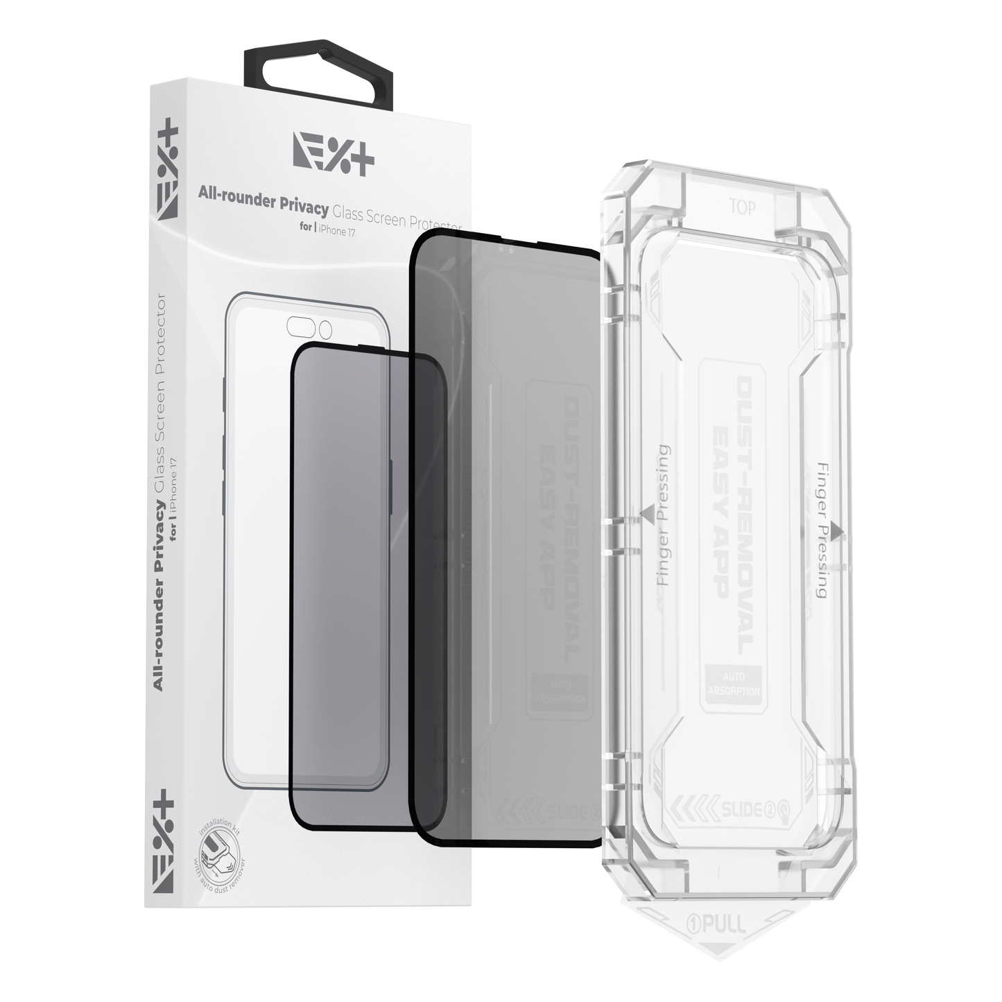 NOA All-rounder Privacy Glass Screen Protector for iPhone 17