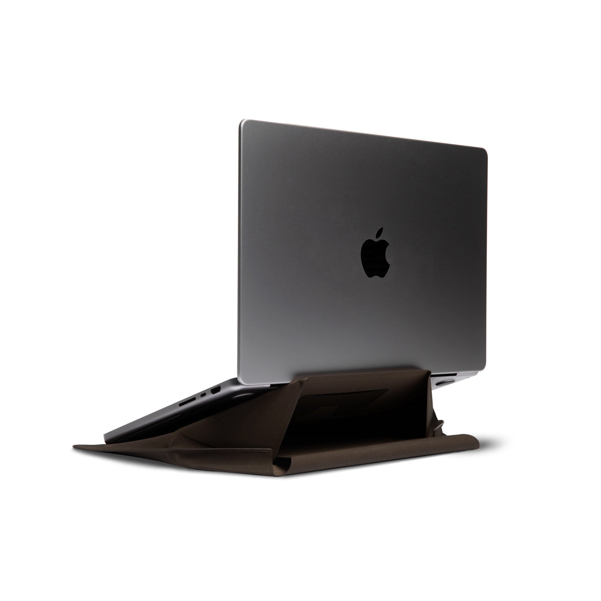 MOFT Laptop Carry Sleeve with Stand & Smart Storage for 14-inch Laptop for Work - Coffee