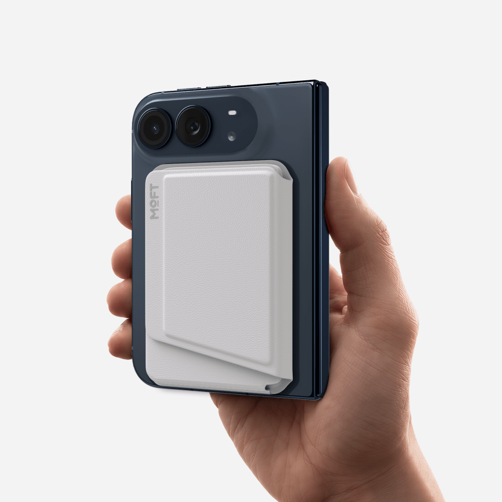 MOFT Stand Wallet (4-5 Cards) & Stand for iPhone Duo - Misty Cove