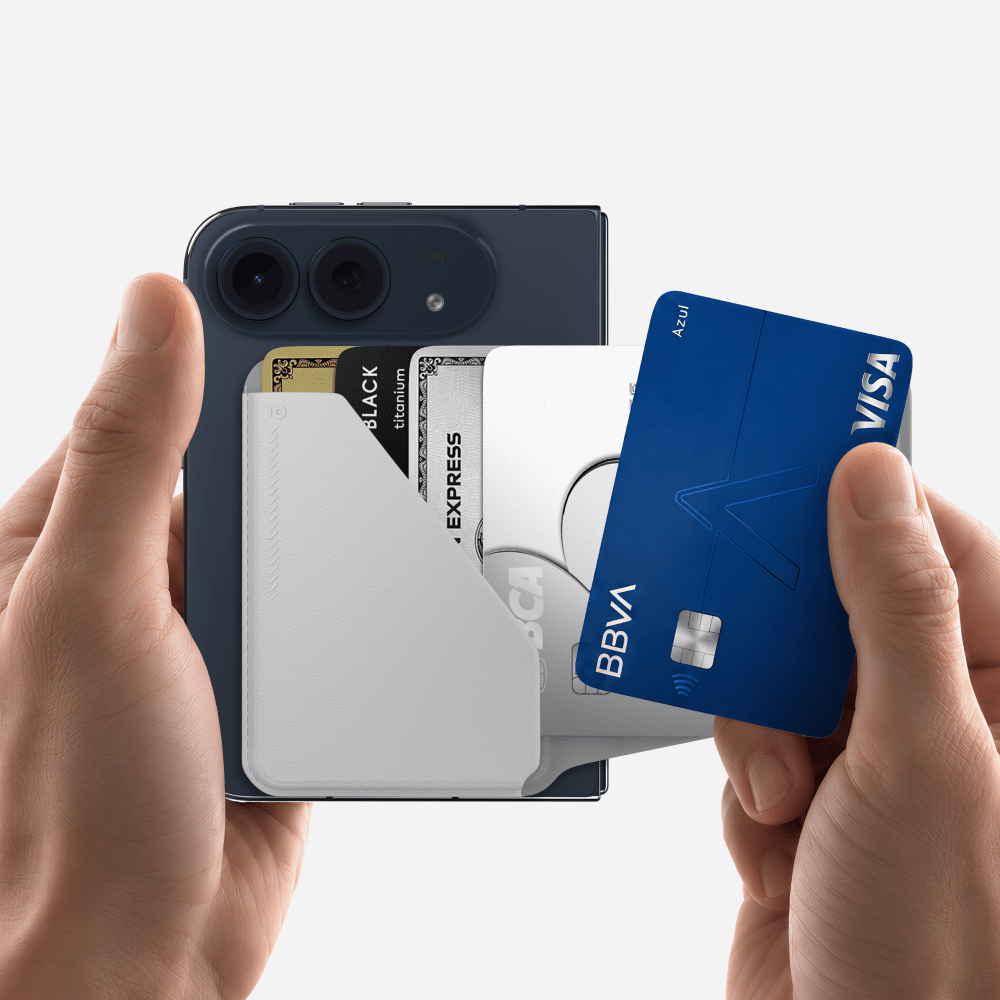 MOFT Stand Wallet (4-5 Cards) & Stand for iPhone Duo - Misty Cove