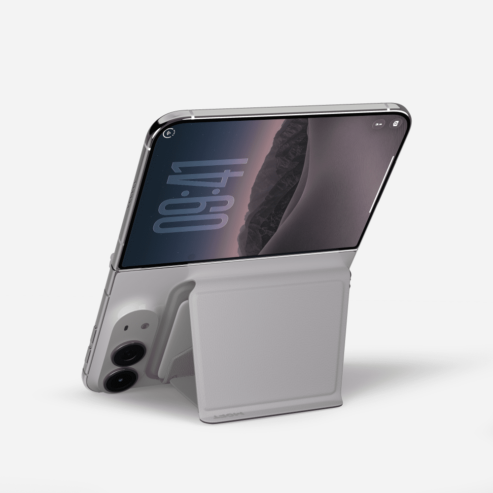 MOFT Stand Wallet (4-5 Cards) & Stand for iPhone Duo - Misty Cove