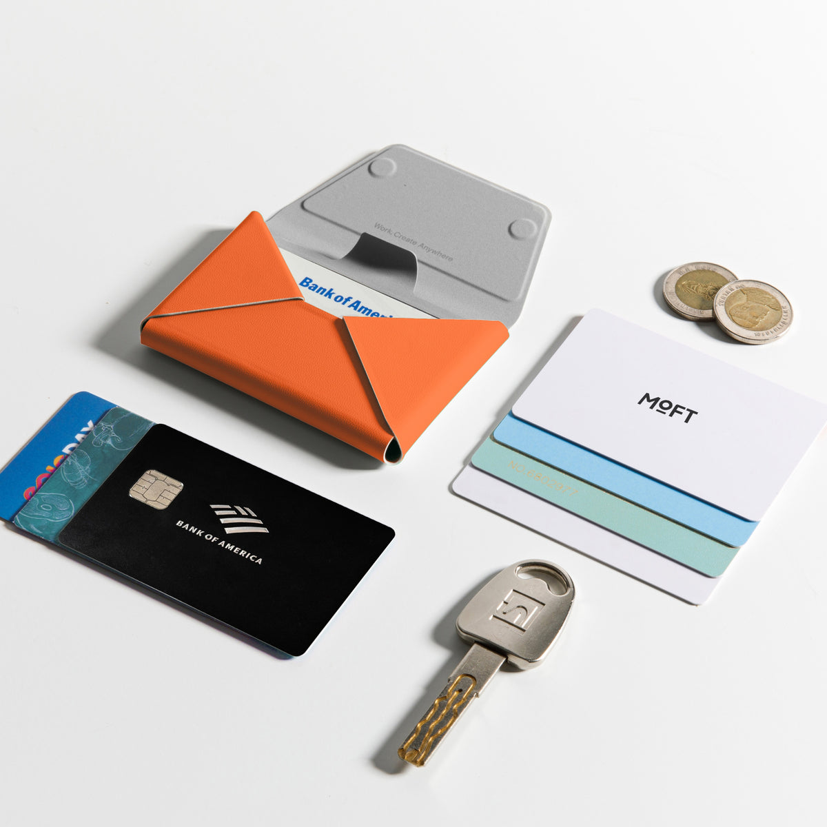 MOFT Trackable Field Wallet (8 cards) & Stand - Sunrise