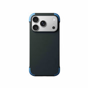 MOFT Color-blocking Snap Phone Case for iPhone 18 Pro - Navy Blue + Faded Jeans