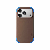 MOFT Color-blocking Snap Phone Case for iPhone 18 Pro Max - Dark Coffee + Sapphire