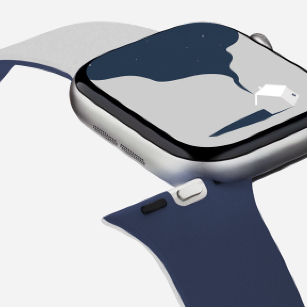 MOFT Snap Duo Band for Apple Watch 42mm - Navy Blue + Misty Cove