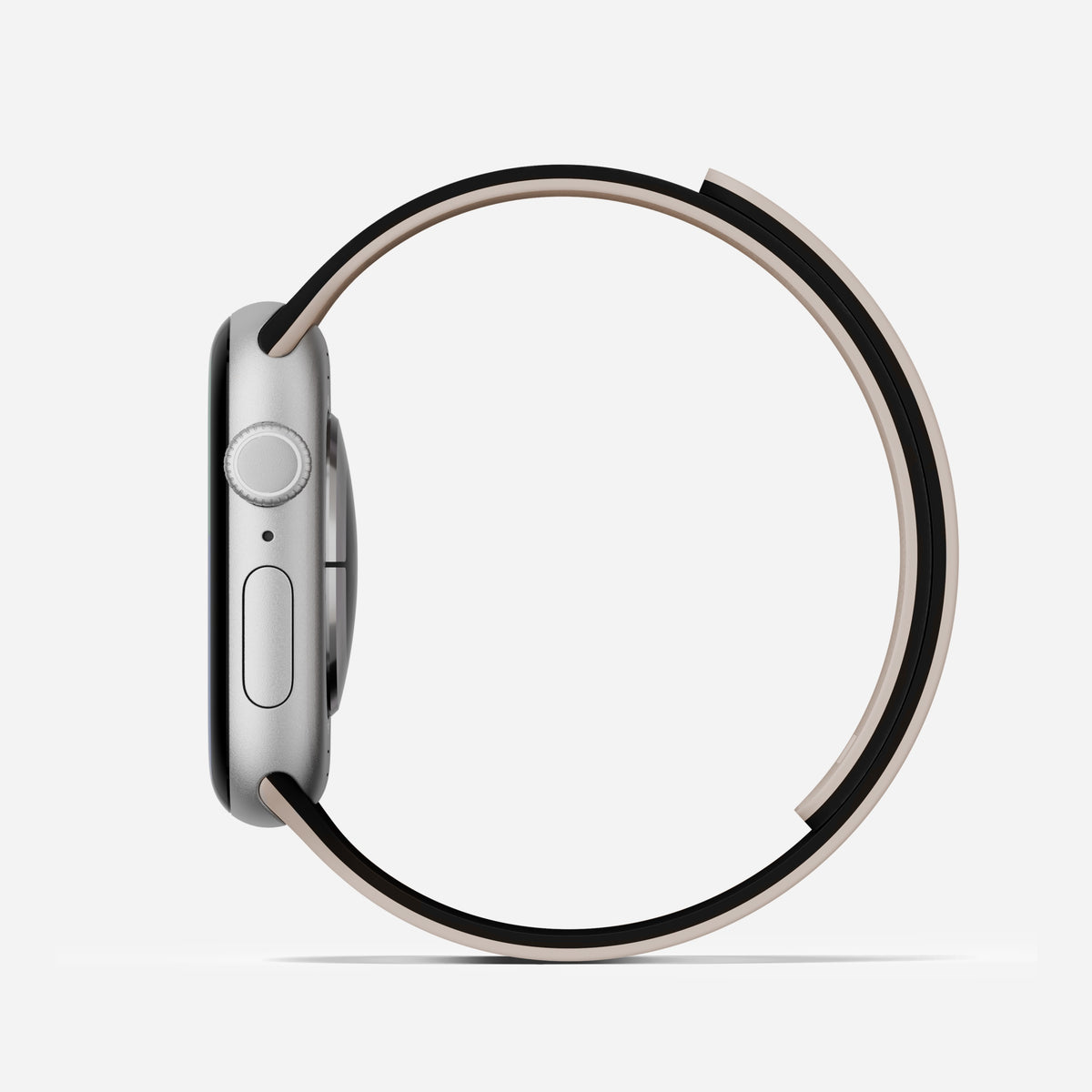 MOFT Snap Duo Band for Apple Watch 46mm - Jet Black + Beach White