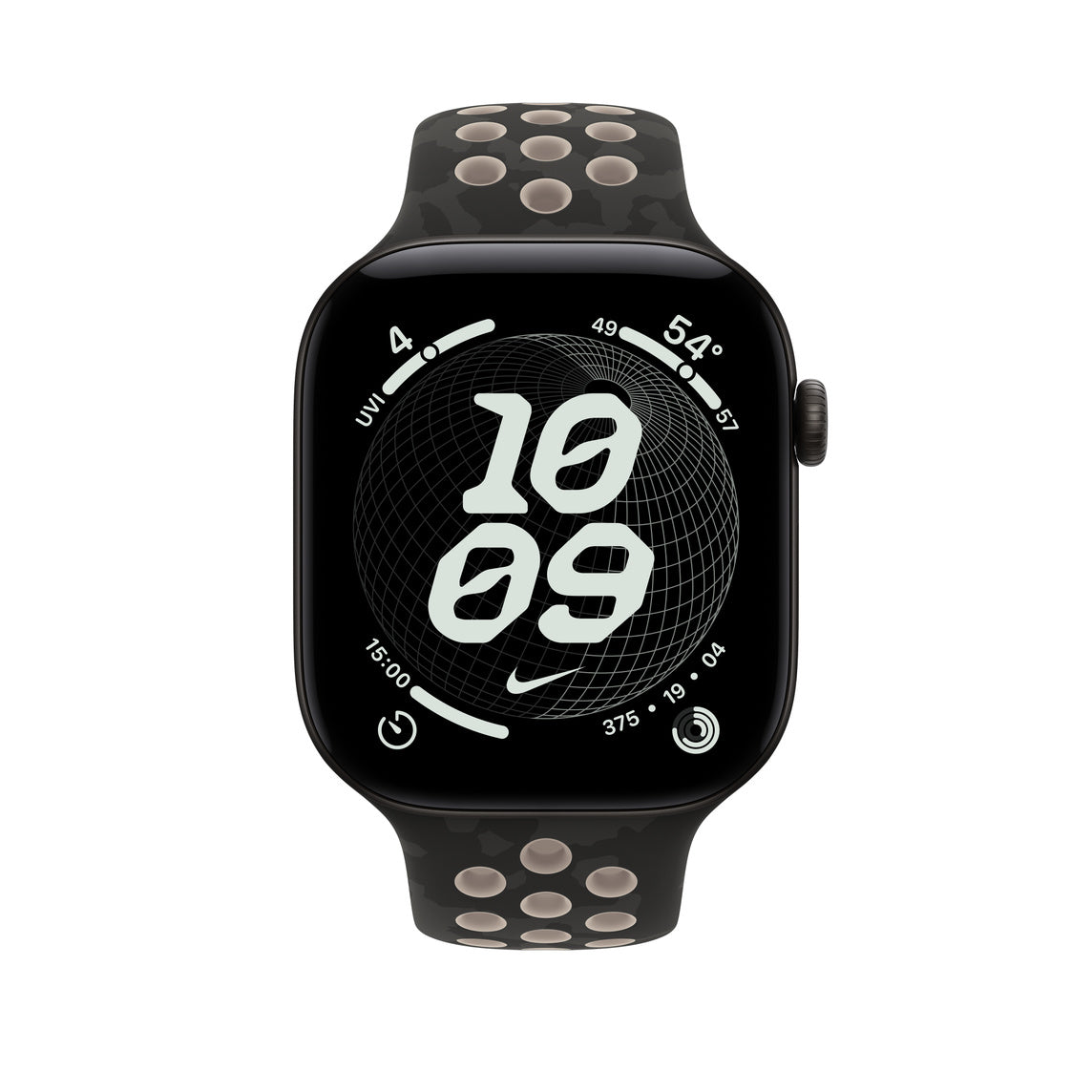 46mm After Dark Black Nike Sport Band - M/L