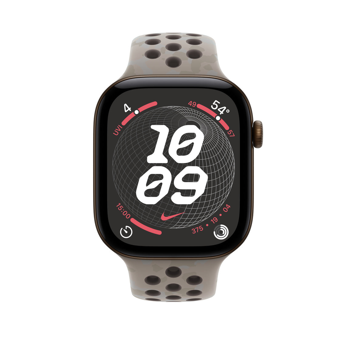 46mm Pavement Grey Nike Sport Band - M/L