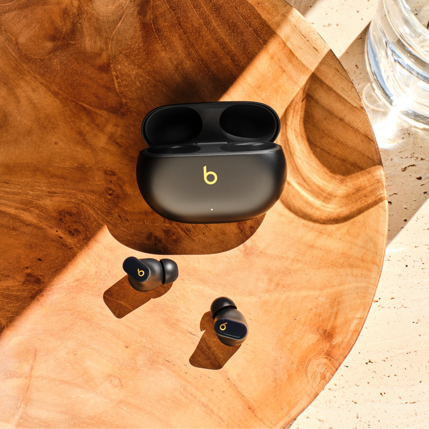 Beats Studio Buds + - True Wireless Noise Cancelling Earbuds - Black/Gold