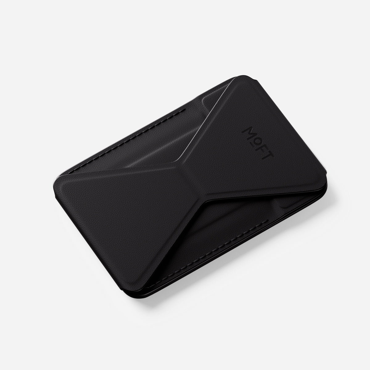 MOFT Snap-on Phone Stand & Wallet AERA (3 cards) - Jet Black