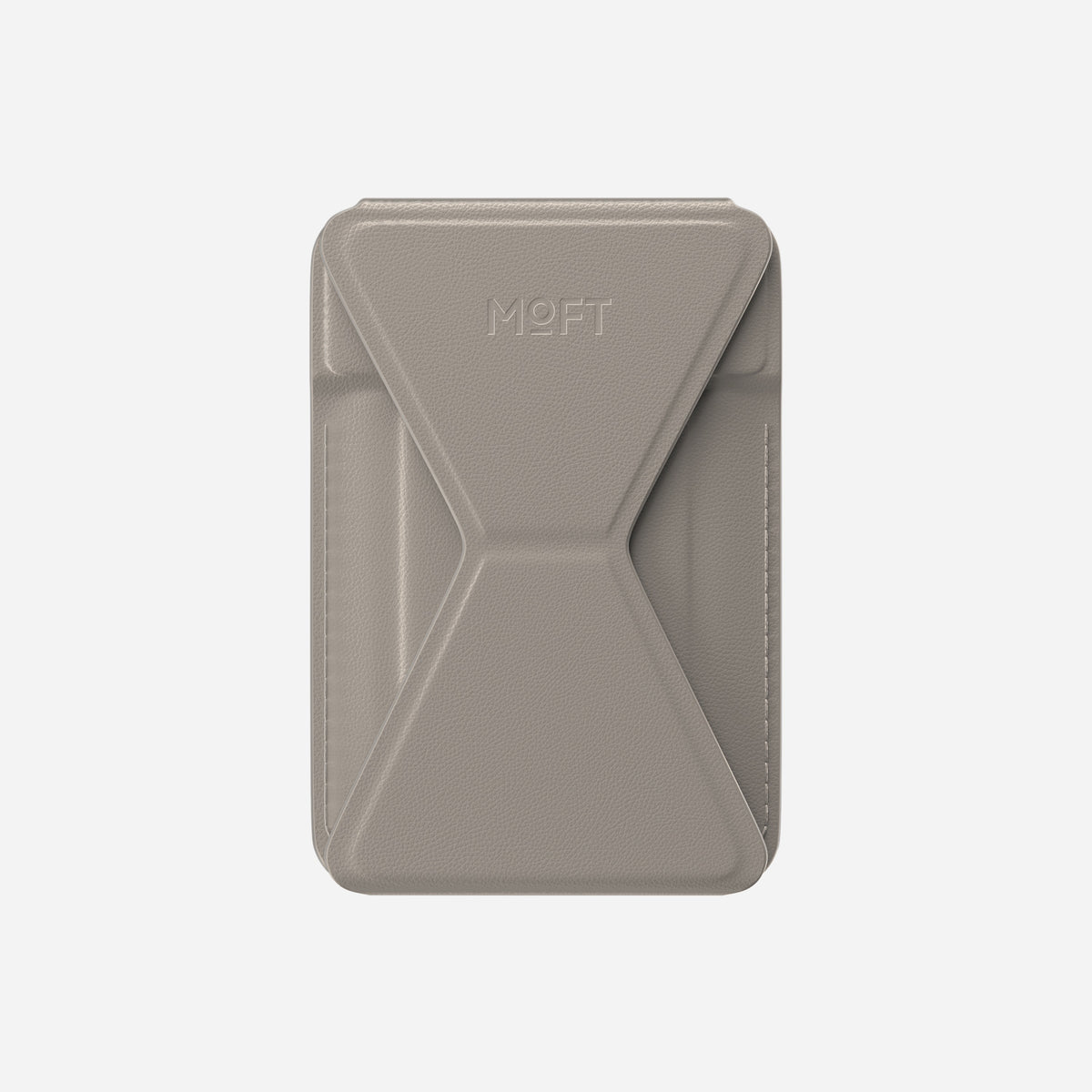 MOFT Snap-on Phone Stand & Wallet AERA (3 cards) - Taupe