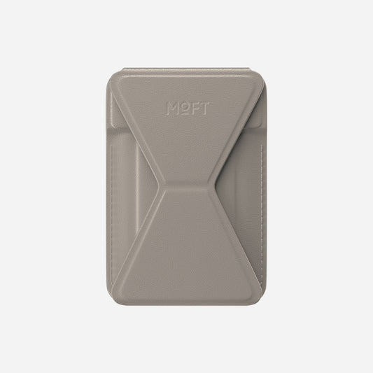 MOFT Snap-on Phone Stand & Wallet AERA (3 cards) - Taupe