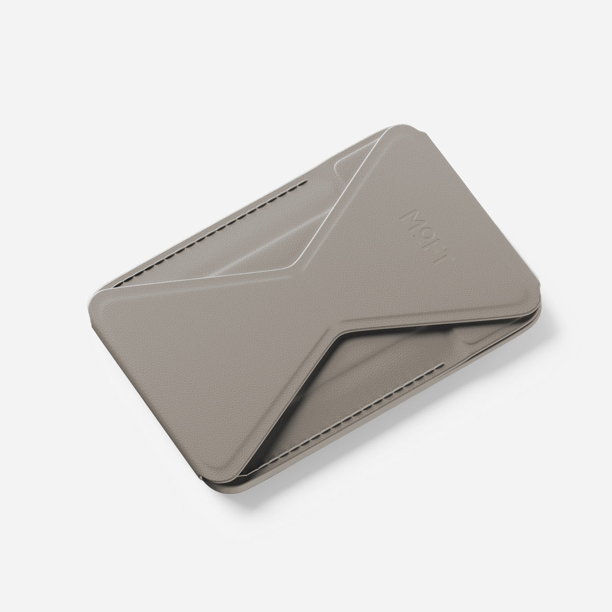 MOFT Snap-on Phone Stand & Wallet AERA (3 cards) - Taupe