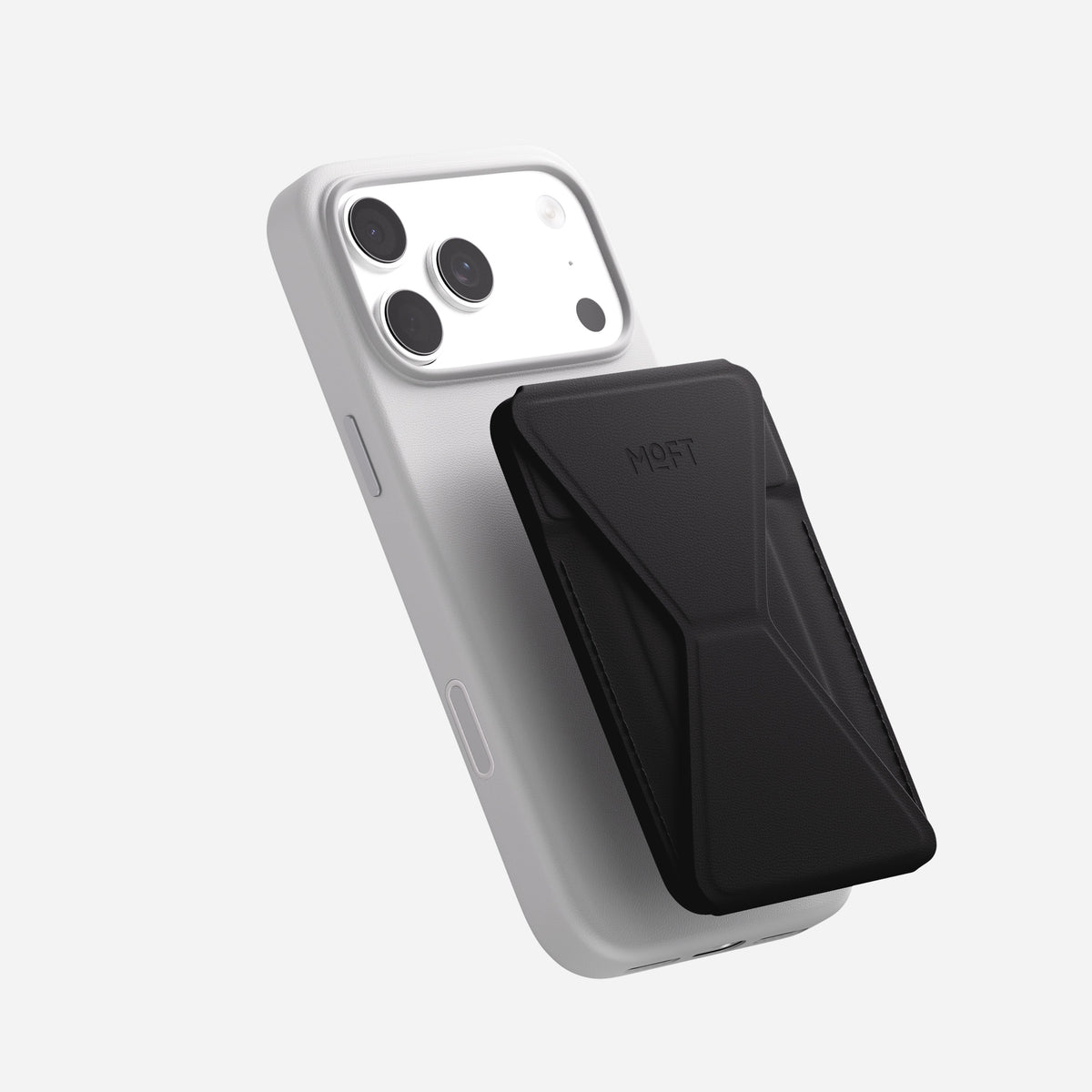 MOFT Trackable Wallet Stand (2 cards) - Jet Black