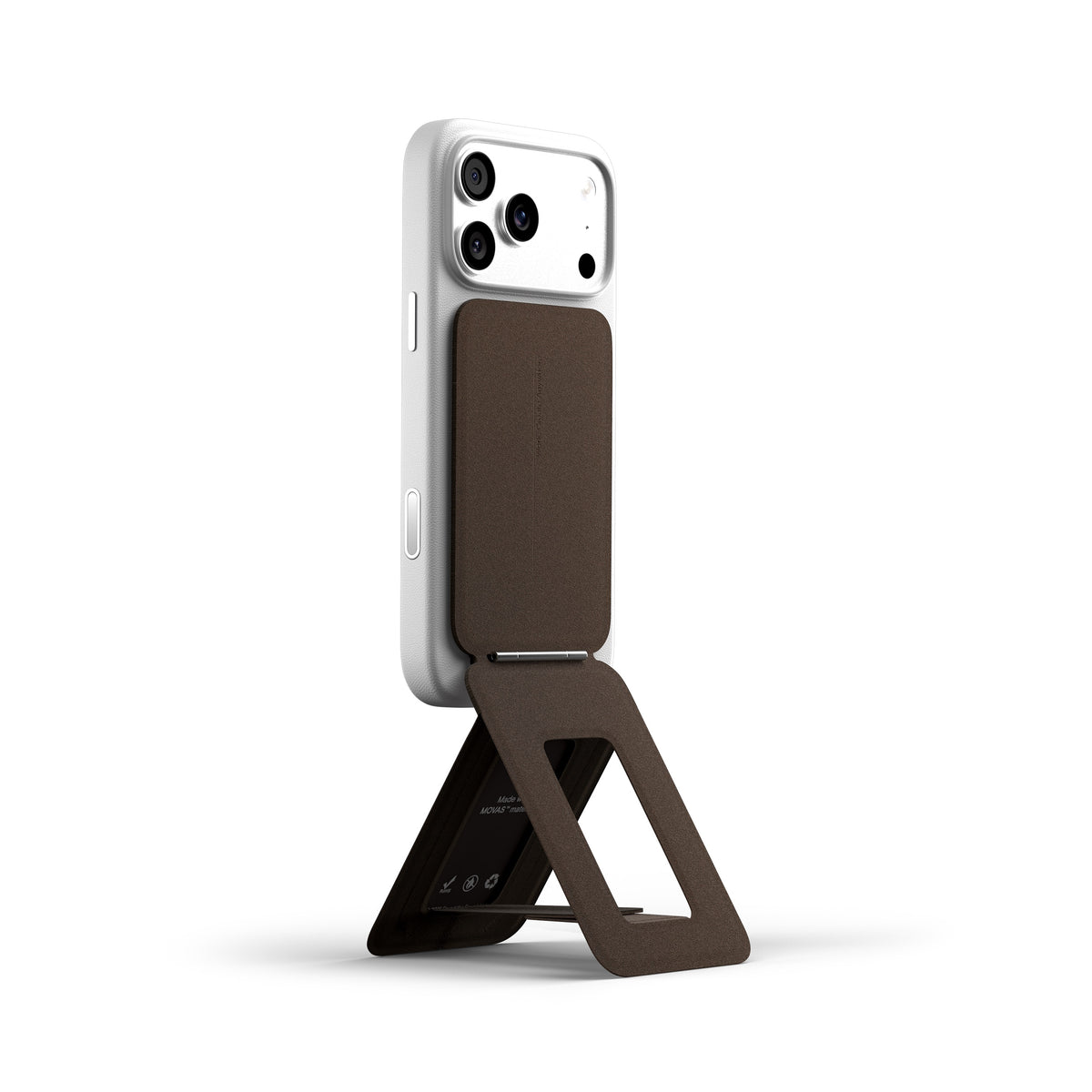 MOFT Snap Invisible Bio-Leather Phone Tripod - Coffee