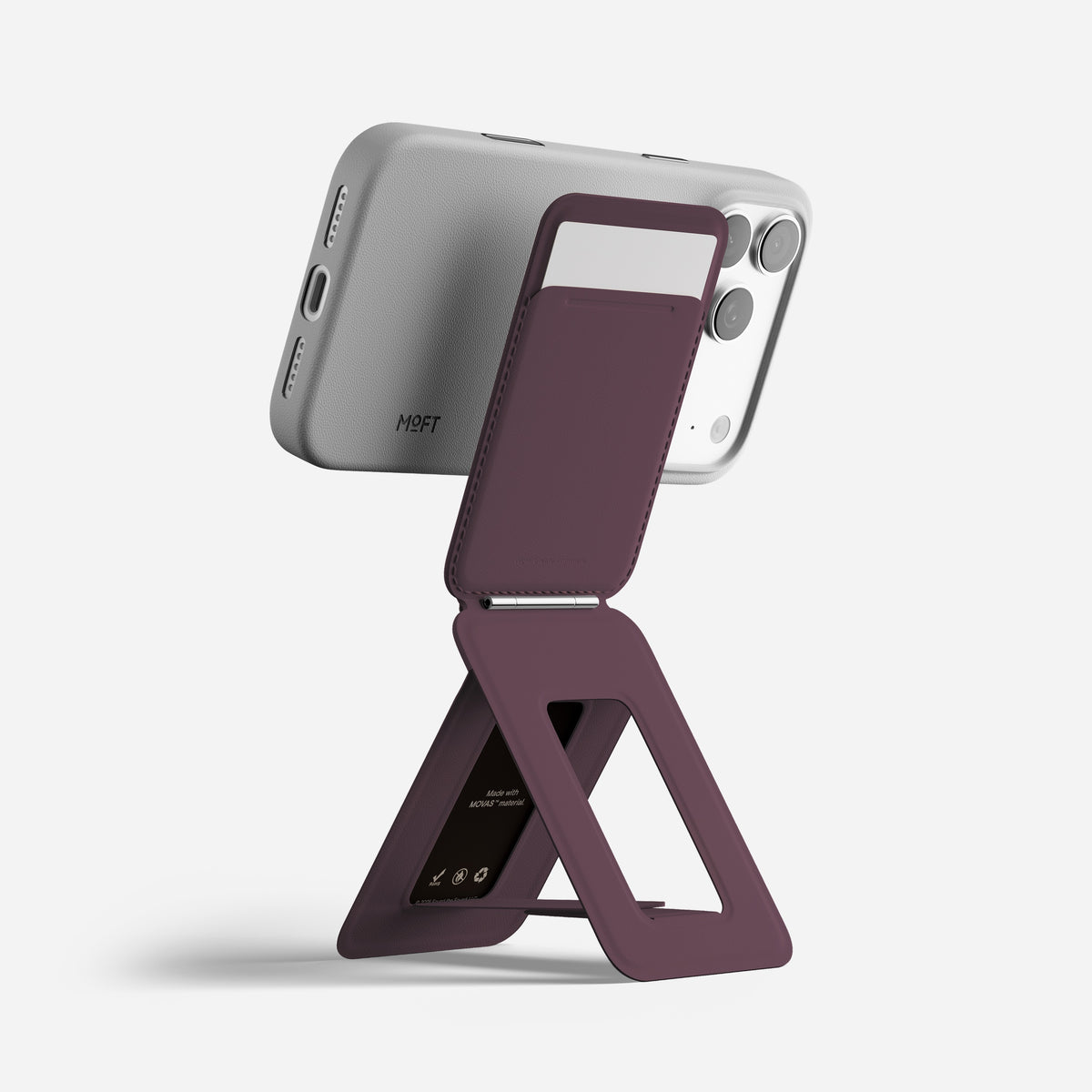 MOFT Snap Phone Tripod Wallet AERA (3 cards) - Blackberry