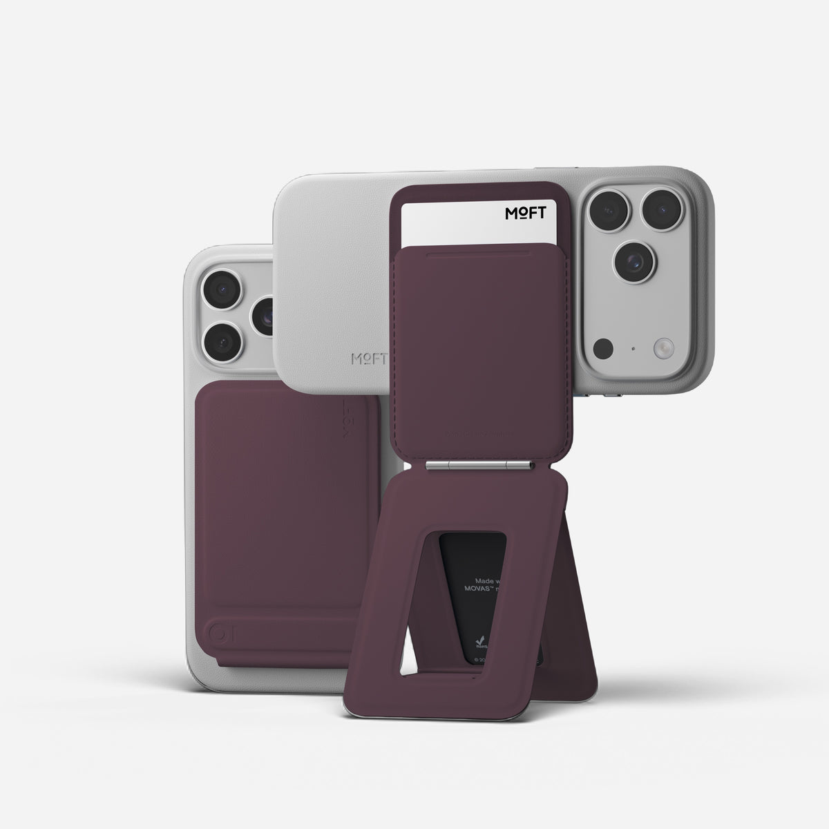 MOFT Snap Phone Tripod Wallet AERA (3 cards) - Blackberry