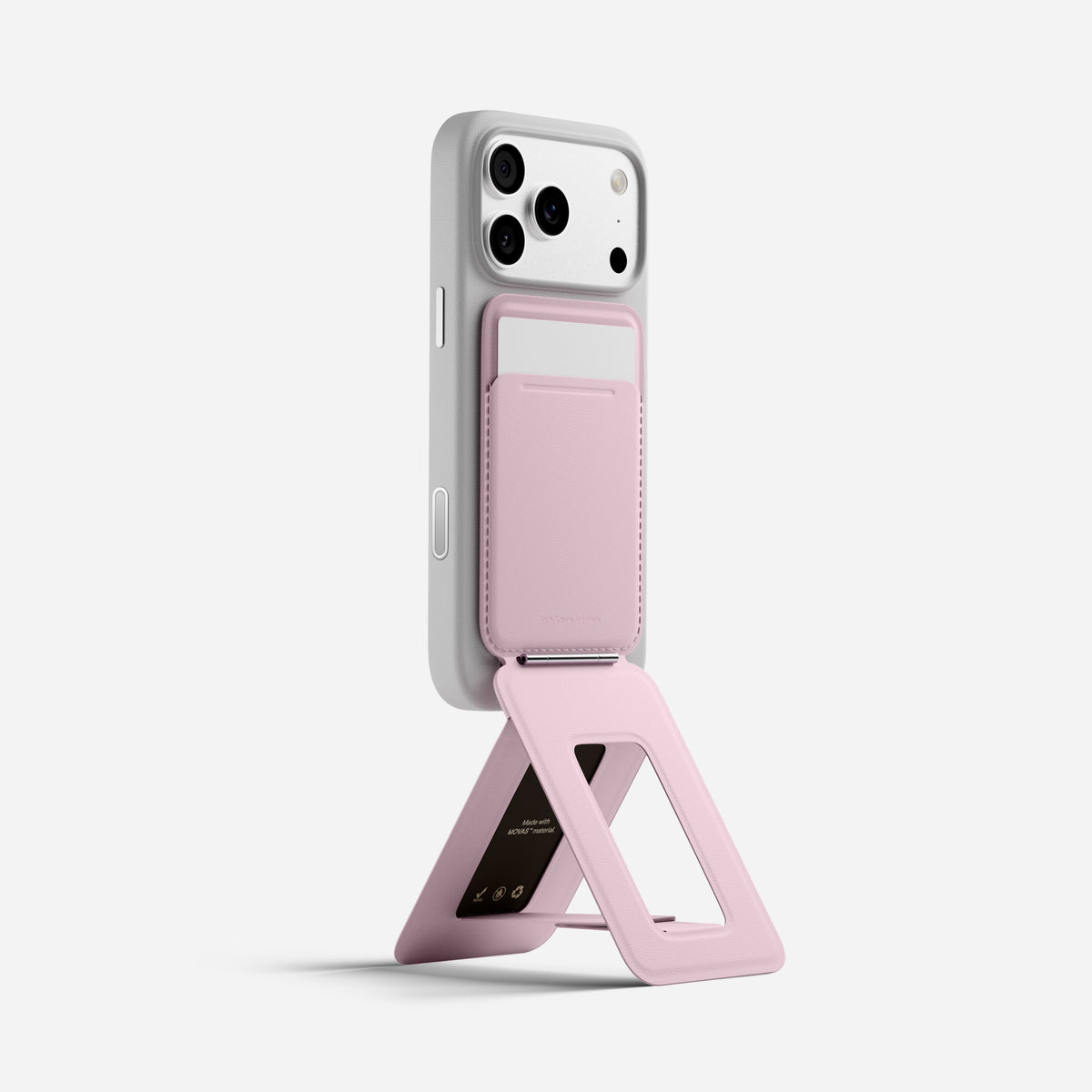 MOFT Snap Phone Tripod Wallet AERA (3 cards) - Blush