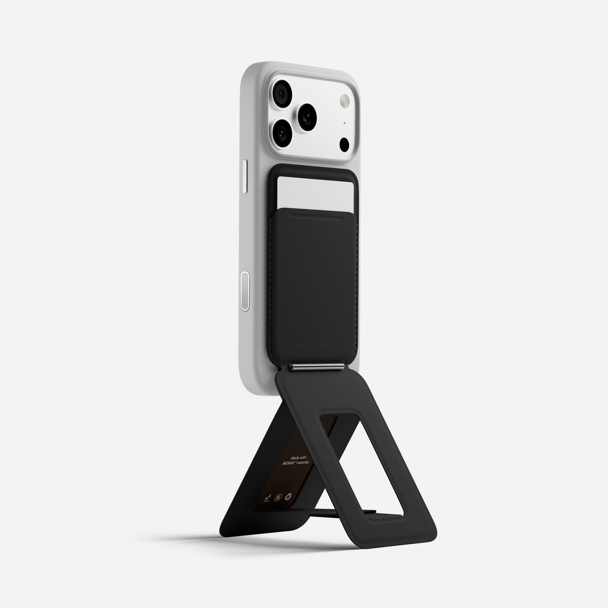 MOFT Snap Phone Tripod Wallet AERA (3 cards) - Jet Black