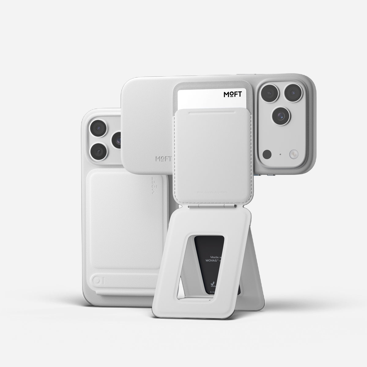 MOFT Snap Phone Tripod Wallet AERA (3 cards) - Misty Cove