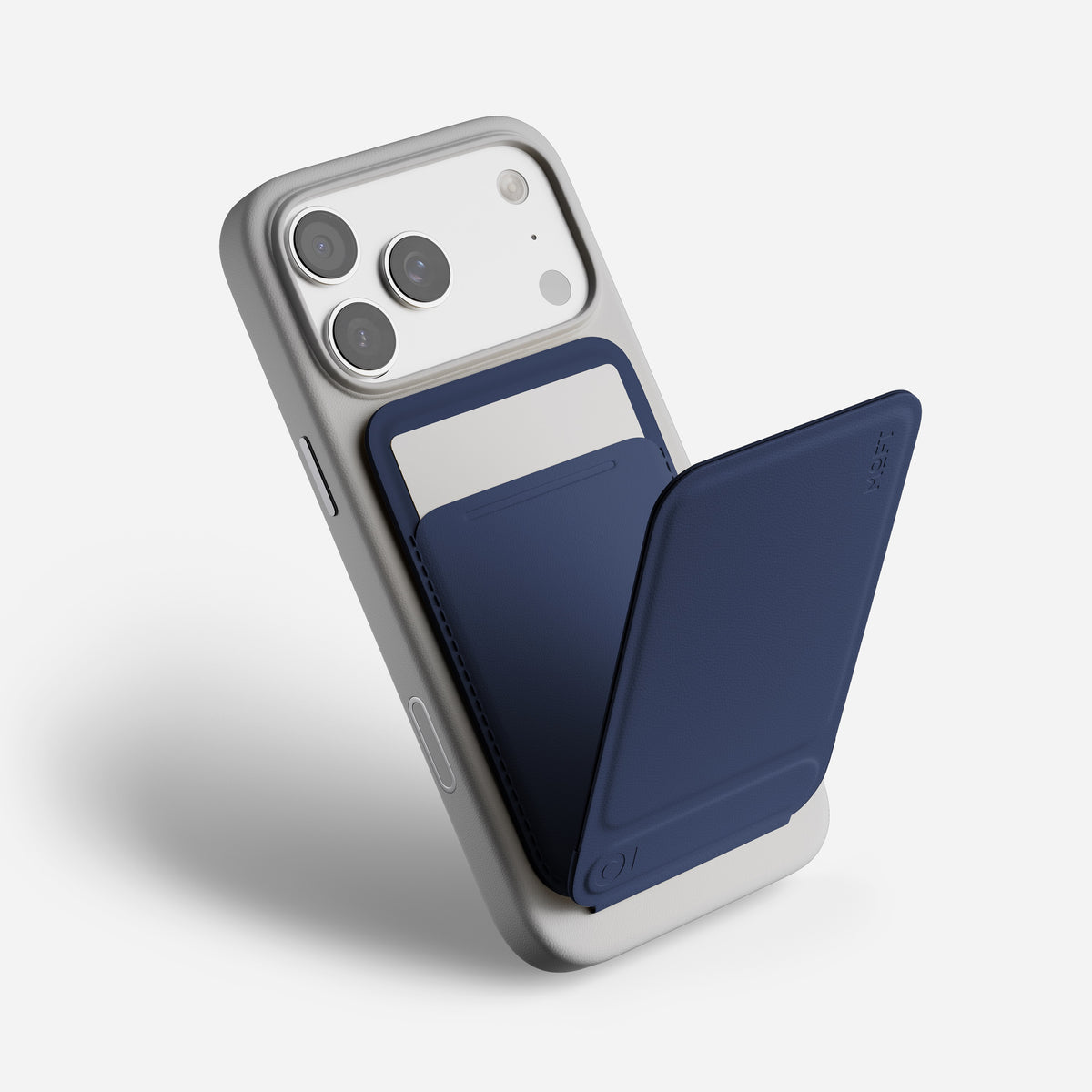 MOFT Snap Phone Tripod Wallet AERA (3 cards) - Navy Blue