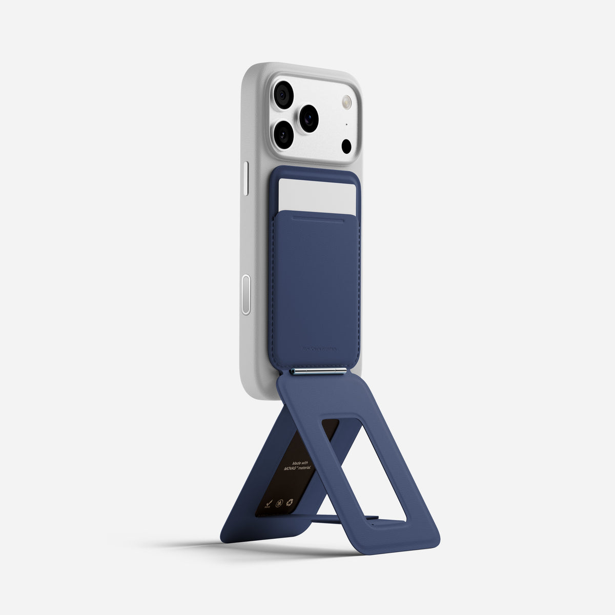 MOFT Snap Phone Tripod Wallet AERA (3 cards) - Navy Blue