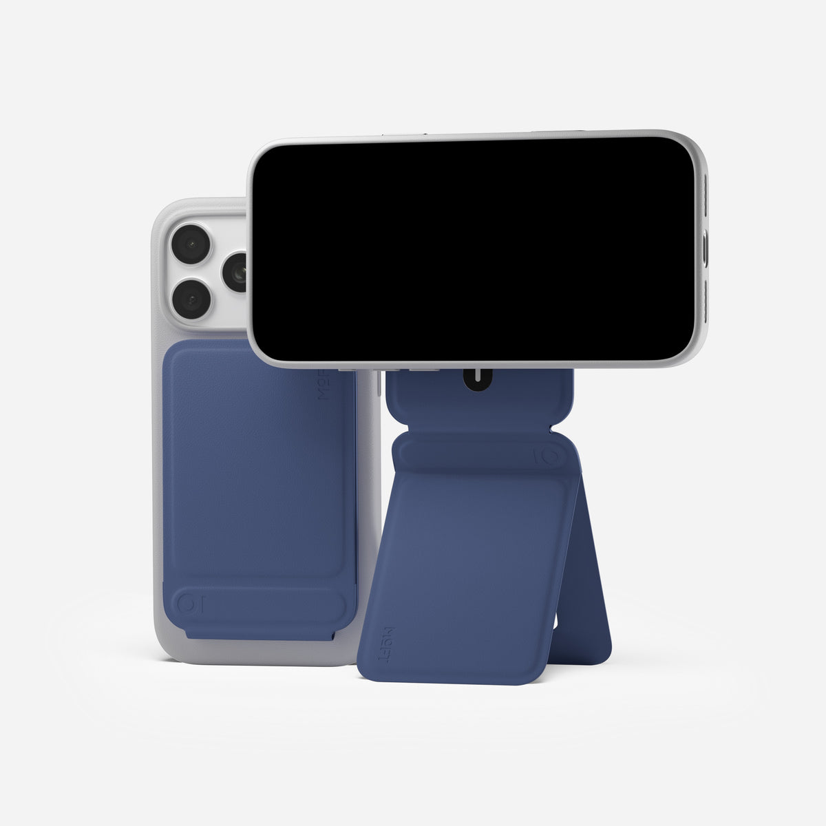 MOFT Snap Phone Tripod Wallet AERA (3 cards) - Navy Blue