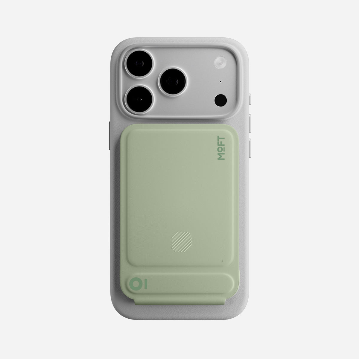 MOFT Trackable Tripod Wallet AERA (3 cards) - Khaki Green