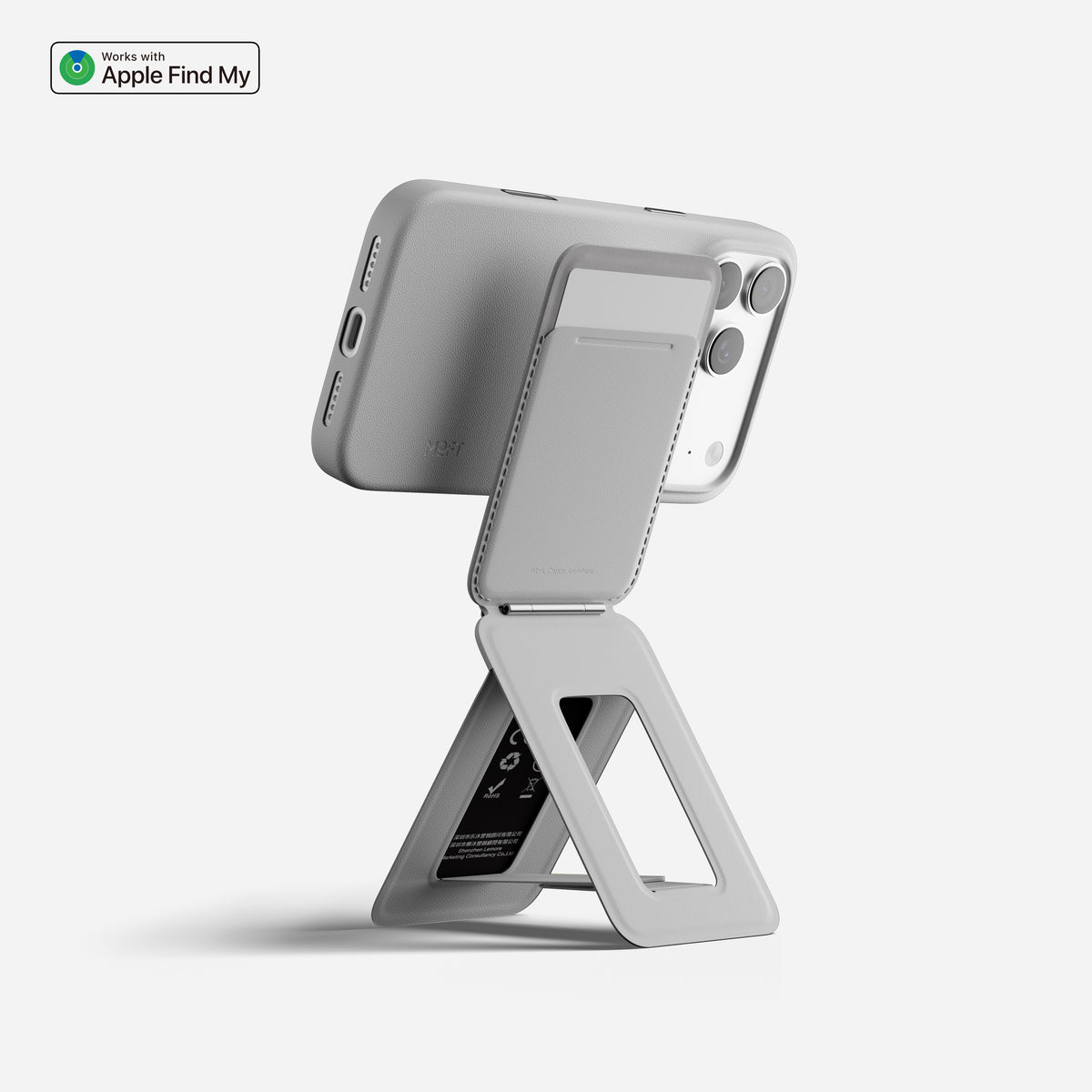 MOFT Trackable Tripod Wallet AERA (3 cards) - Misty Cove