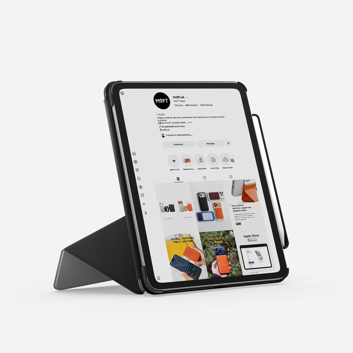 MOFT Dynamic Folio Case for iPad Pro 13-inch (M4/M5) - Misty Cove