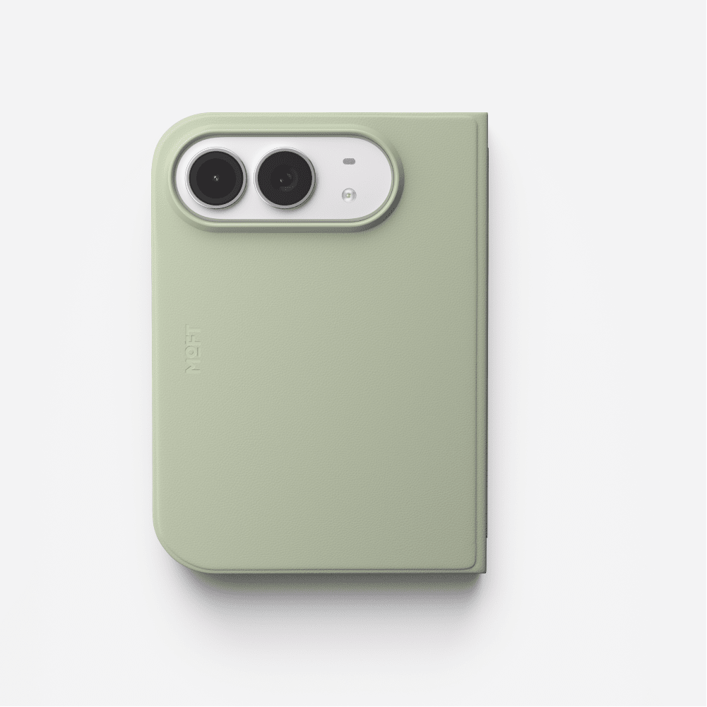 MOFT The 3-in-1 Dynamic Folio for iPhone Duo - Khaki Green + Brownie