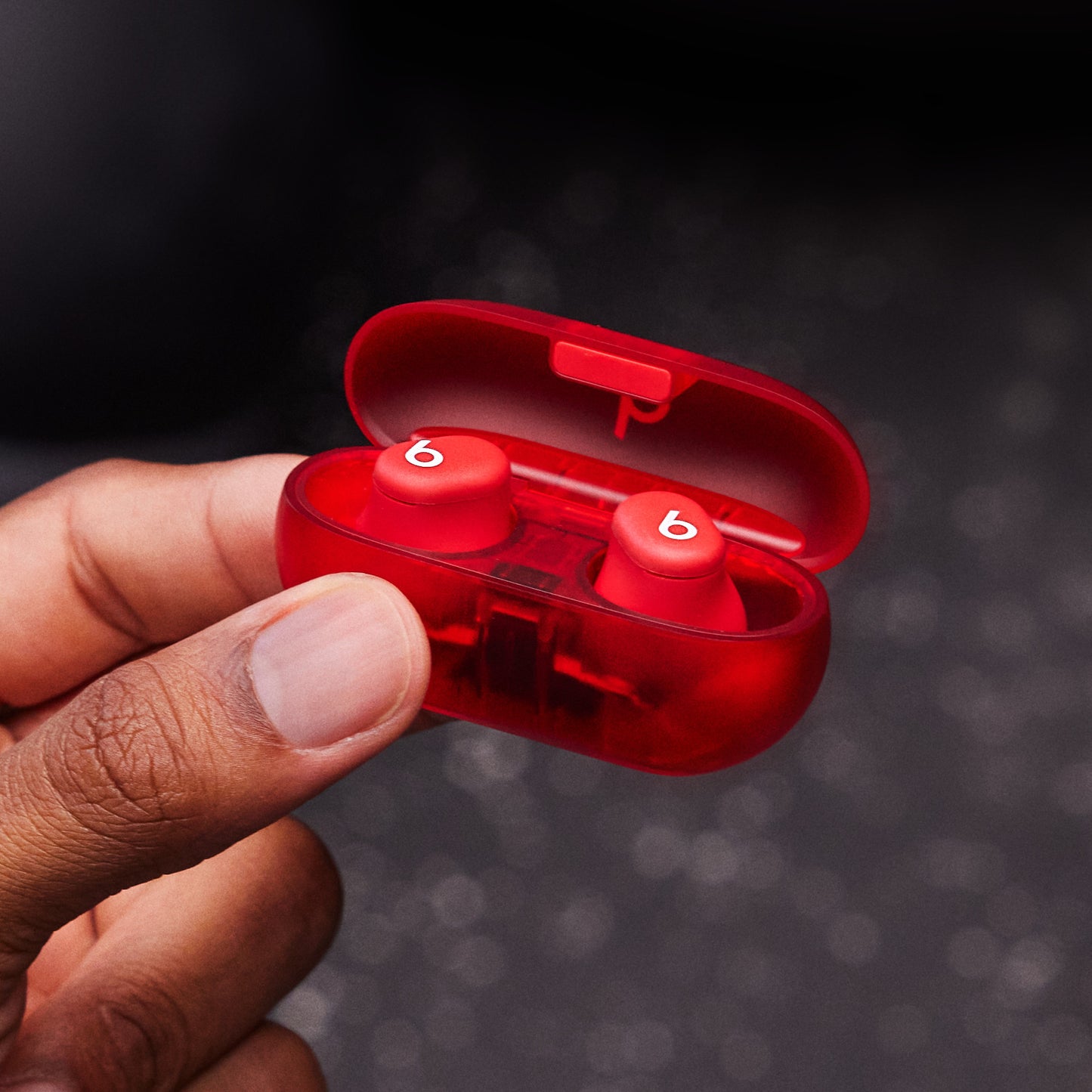 Beats Solo Buds - True Wireless Earbuds - Transparent Red