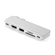 Satechi USB-C Snap Hub - Silver
