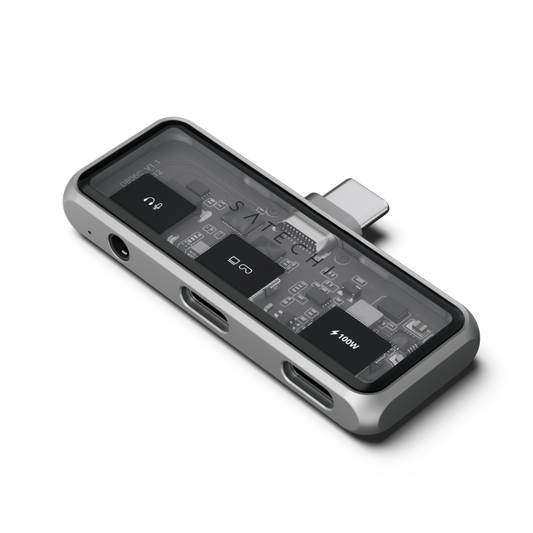 Satechi Mobile XR Hub with dual USB-C and Audio - Space Gray  - iSTYLE.rs