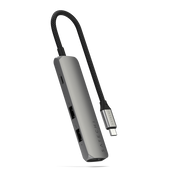 Satechi 4-in-1 USB-C Slim Multiport Adapter 4K - Space Grey  - iSTYLE.rs