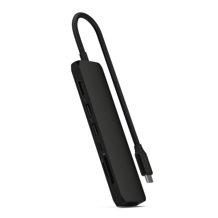 Satechi 7-in-1 USB-C Slim Multiport Adapter with Ethernet - Black  - iSTYLE.rs