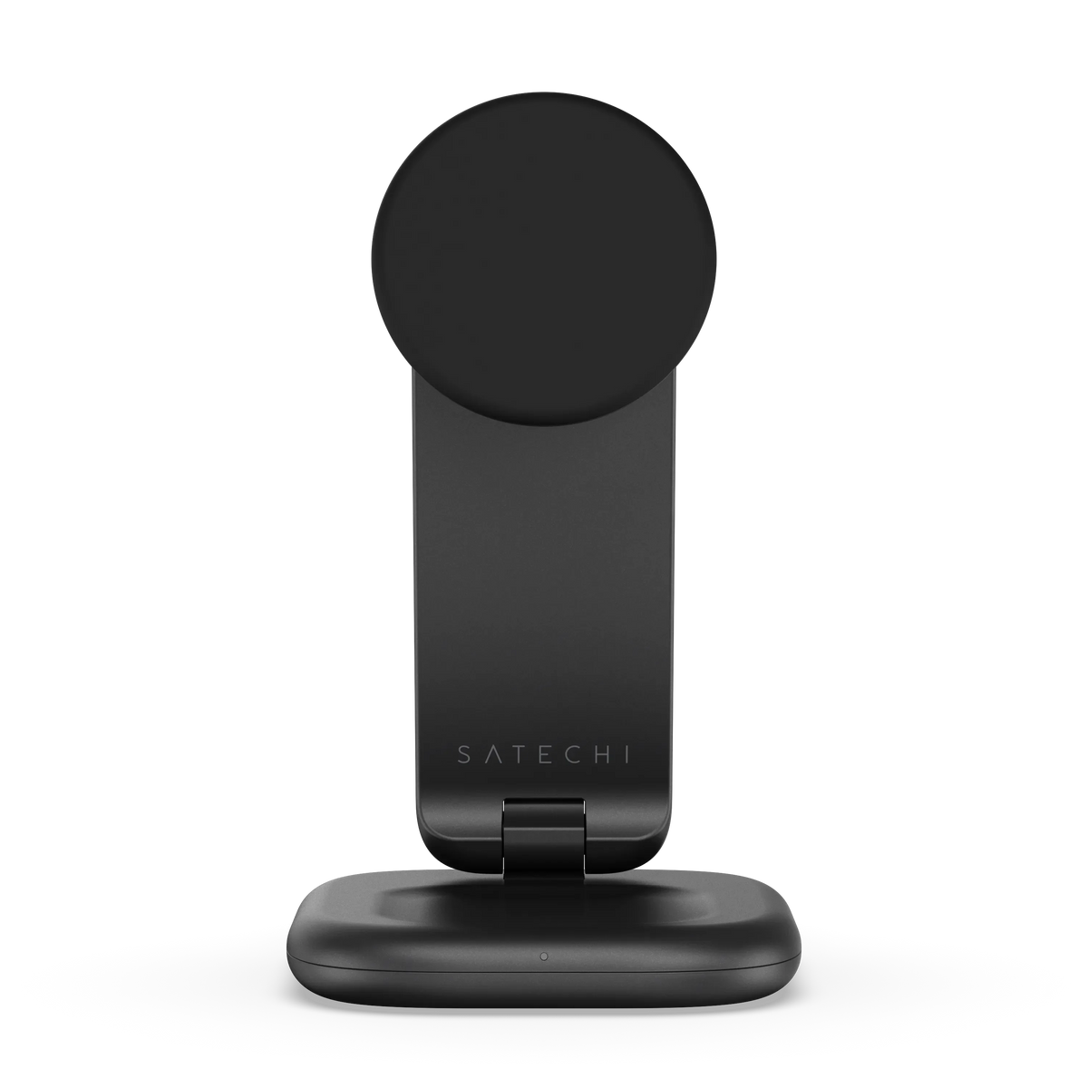 Satechi 3-in-1 Foldable Qi2 25W Wireless Charging Stand - Space Black