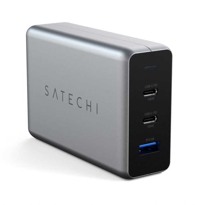 Satechi USB-C PD Compact GAN Charger 100W 1xUSB-C PD,2xUSB-C PD,1xUSB-C PD,1xUSB-A,2x USB-C PD - iSTYLE.rs