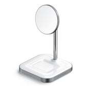 Satechi Aluminium 2-in-1 Magnetic Wireless Charging stand (iPhone 12/13, AirPods Pro, USB-C cable included) - White - iSTYLE.rs