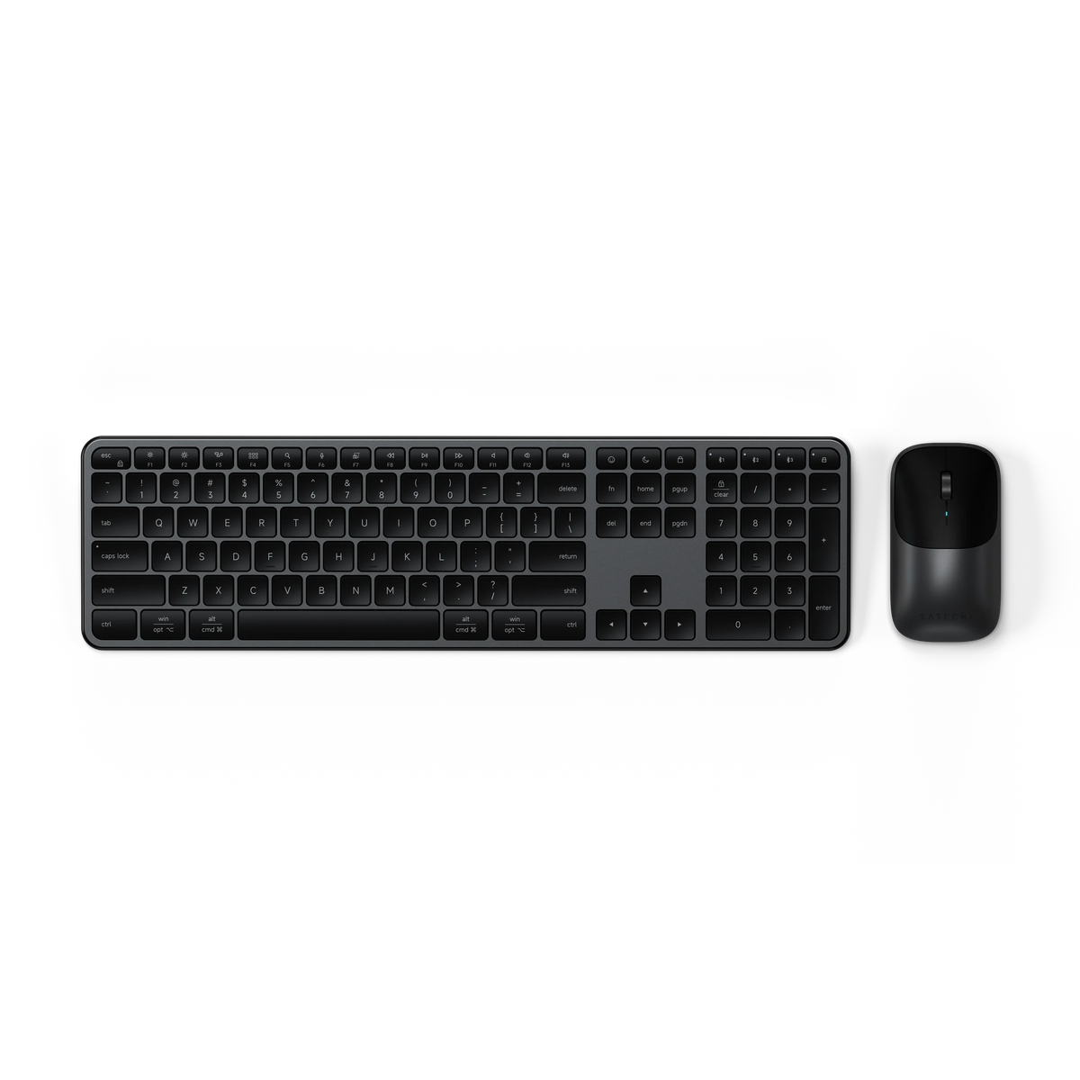 Satechi Slim CEX3 Bežično (Tastatura i Miš) - US English - Space Black