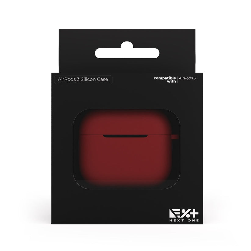 AIRPODS 3 SILICONE CASE | RED - iSTYLE RS