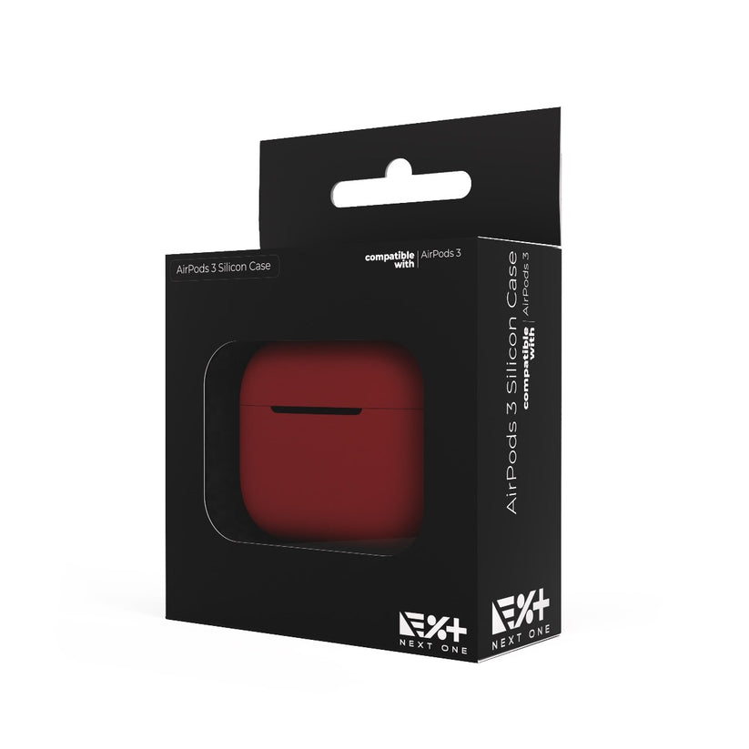 AIRPODS 3 SILICONE CASE | RED - iSTYLE RS