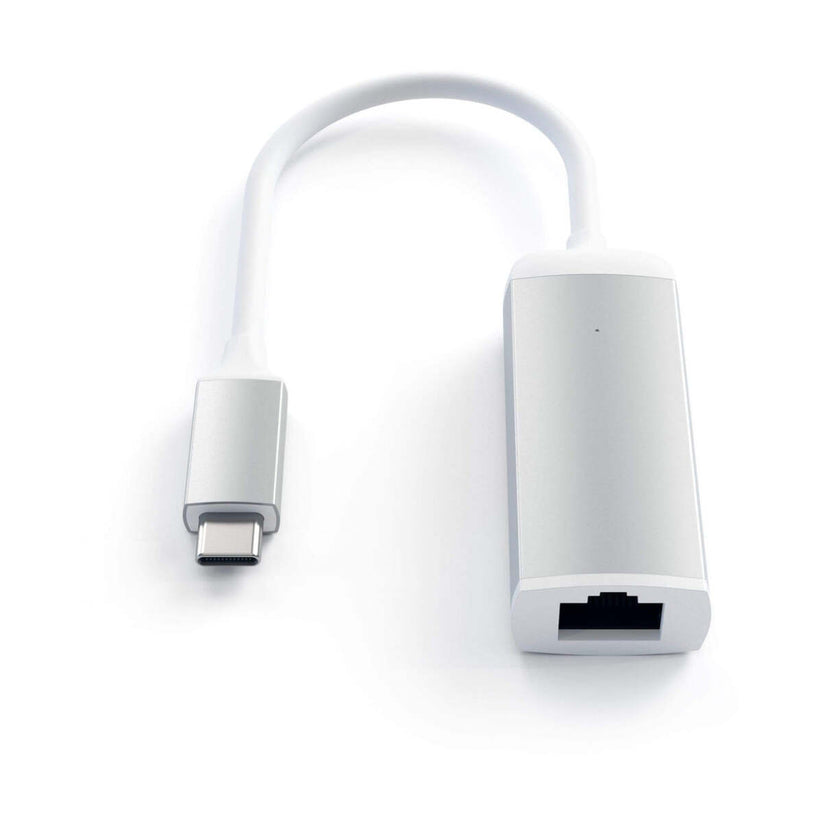 SATECHI Type-C Gigabit Ethernet Adapter - Silver - iSTYLE RS